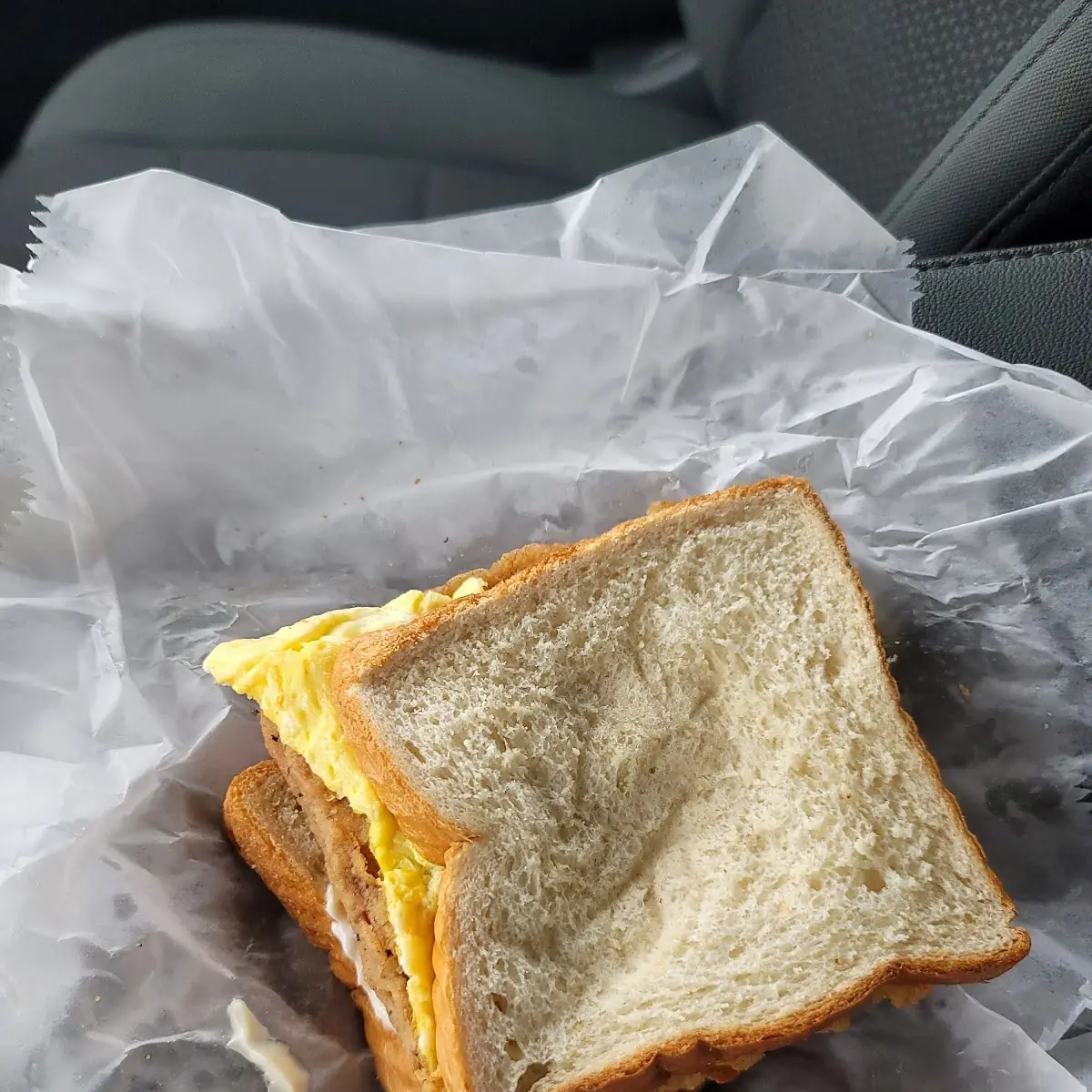 Steak Egg & Cheese on White Bread with Mayo