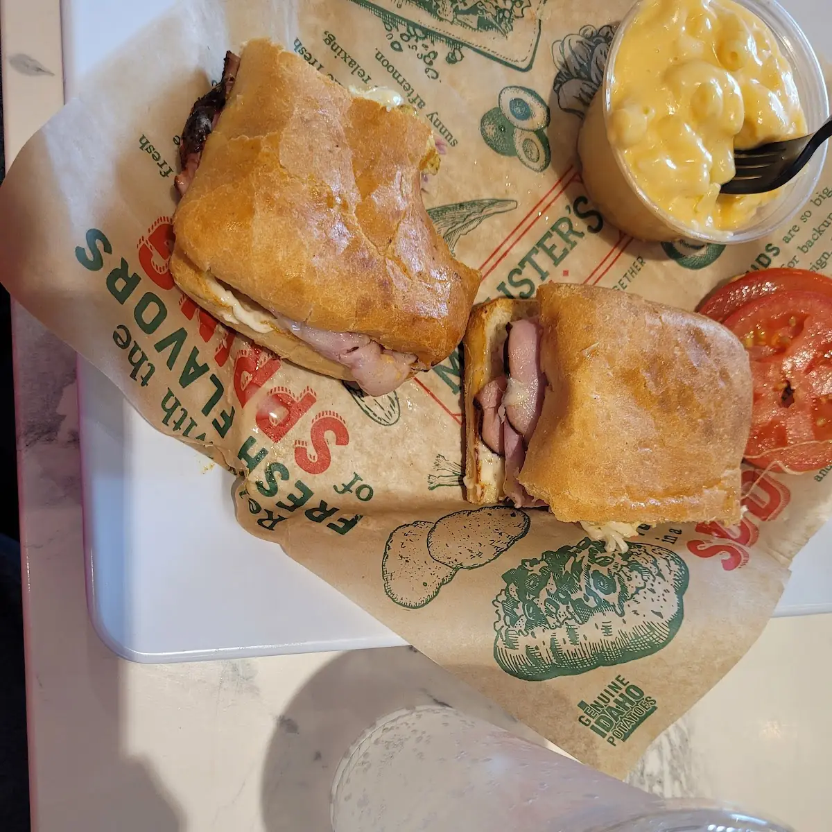 Ham and Cheese Sandwich