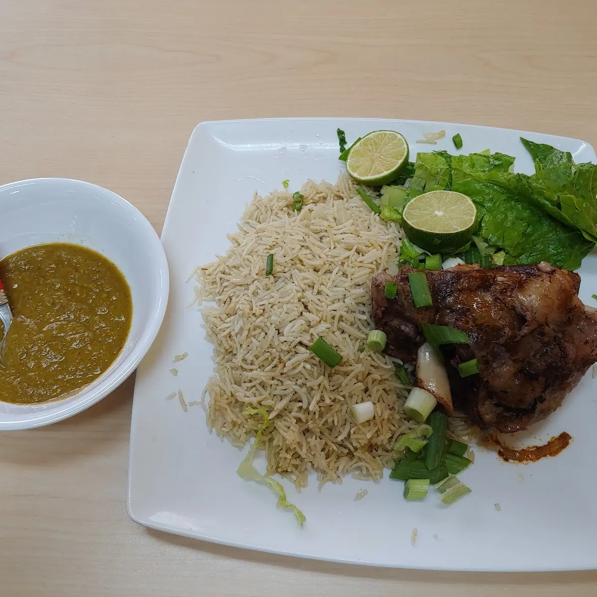 Rice and Goat Meat