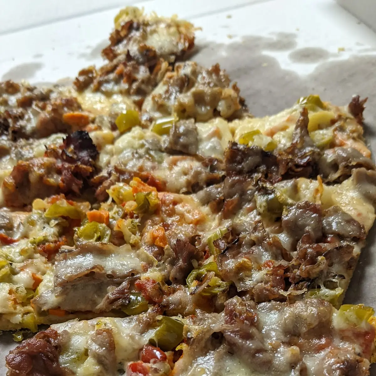 Italian Beef Thin Crust Pizza