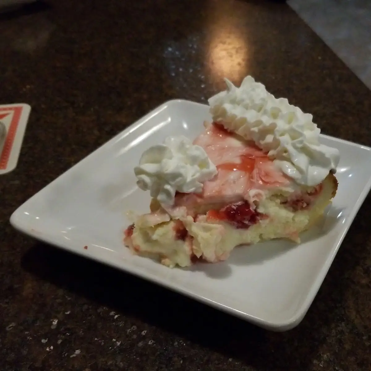 White Chocolate Cherry Cheesecake