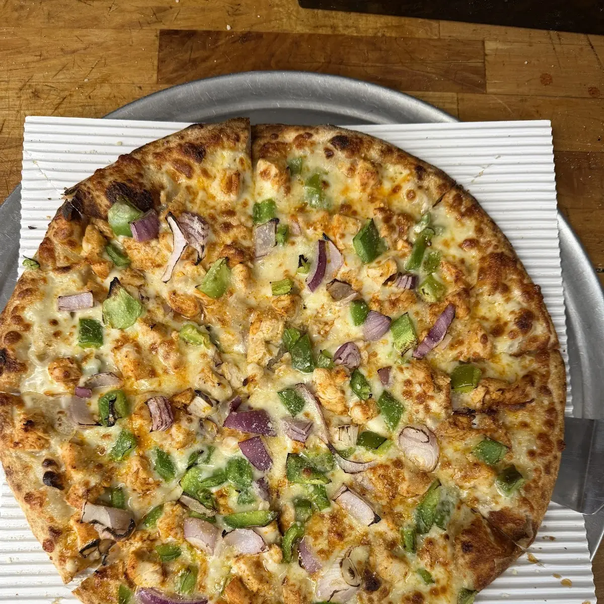 Garlic Chicken Pizza