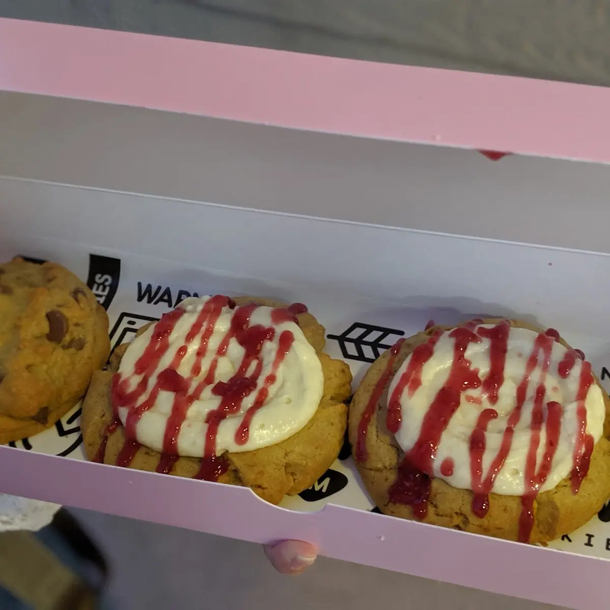Raspberry Cheesecake Cookies