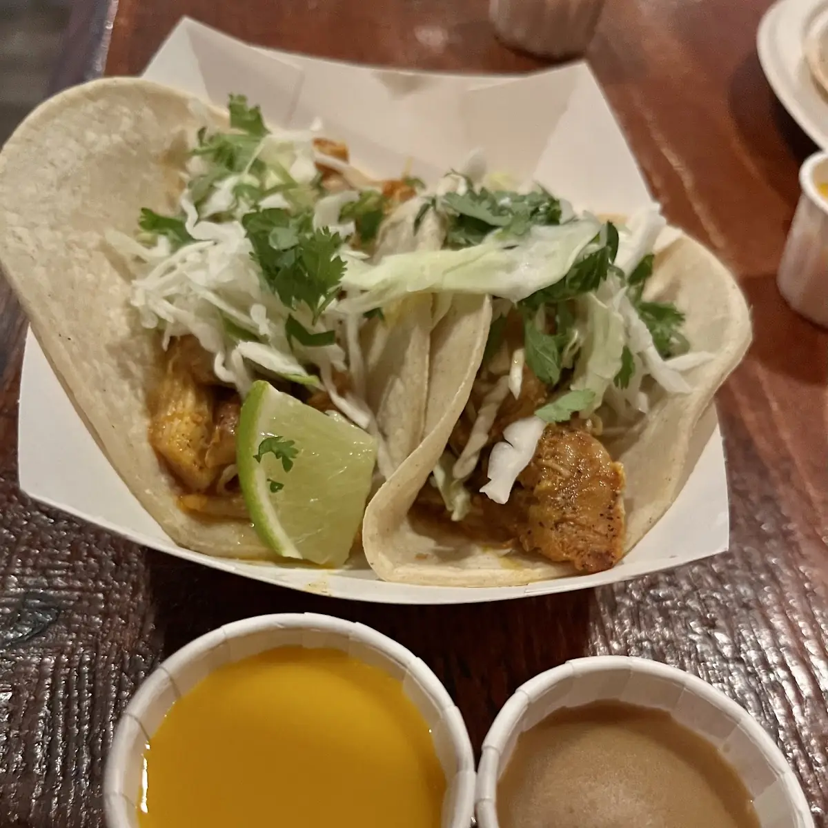 Two Chicken Tacos