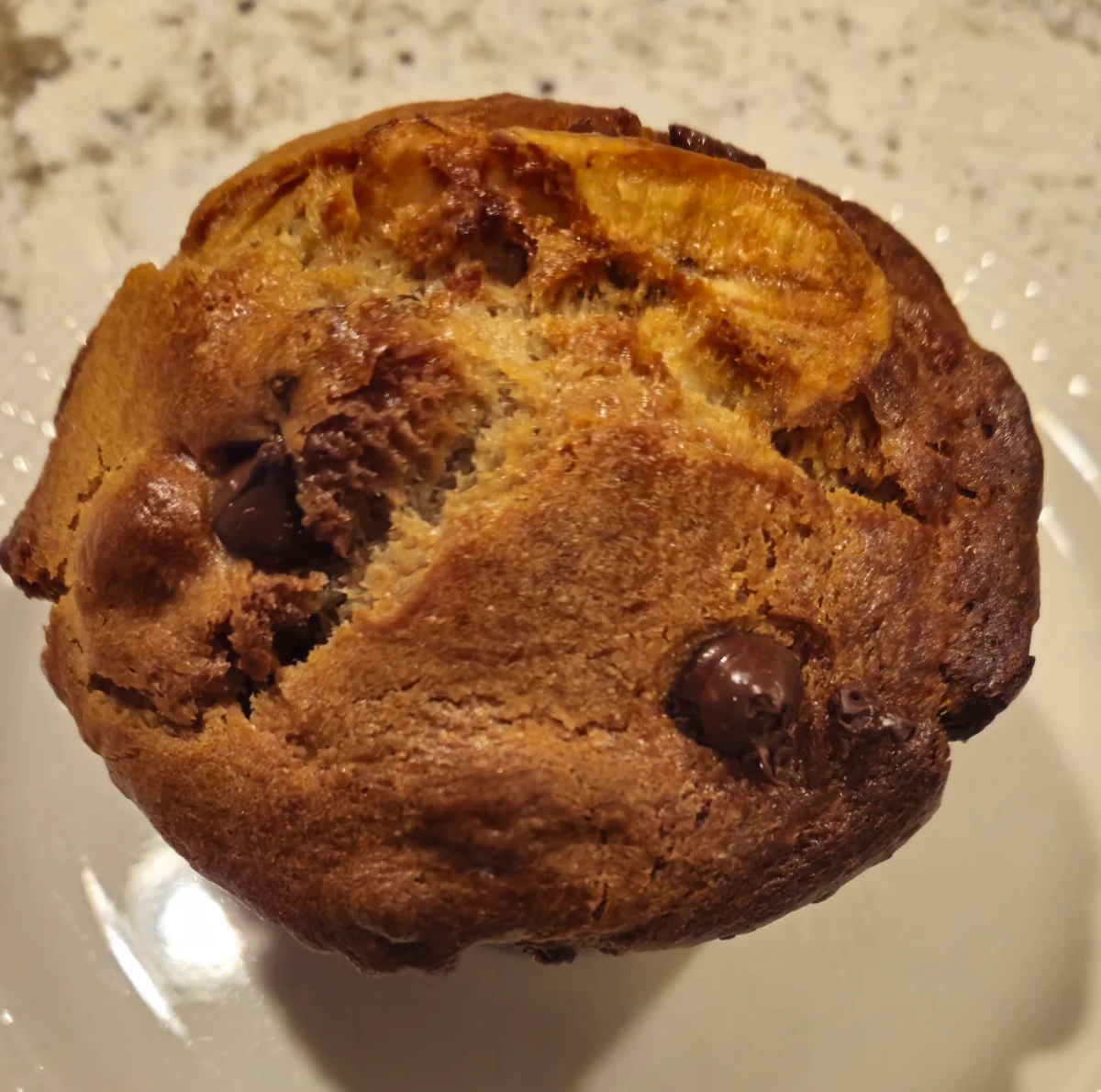 Banana Chocolate Chip Muffin