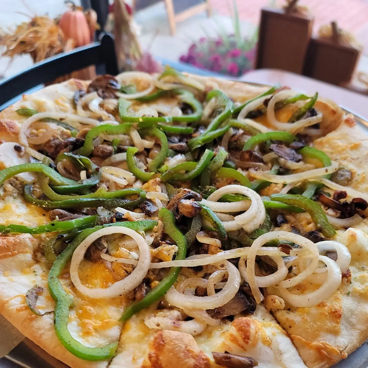 Philly Chicken Pizza