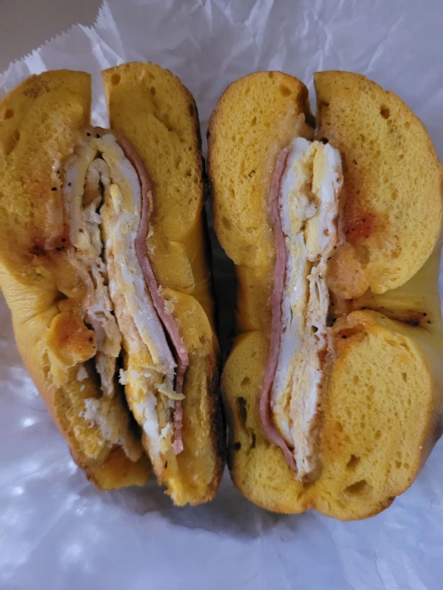 Pork Roll Egg and Cheese Sandwich
