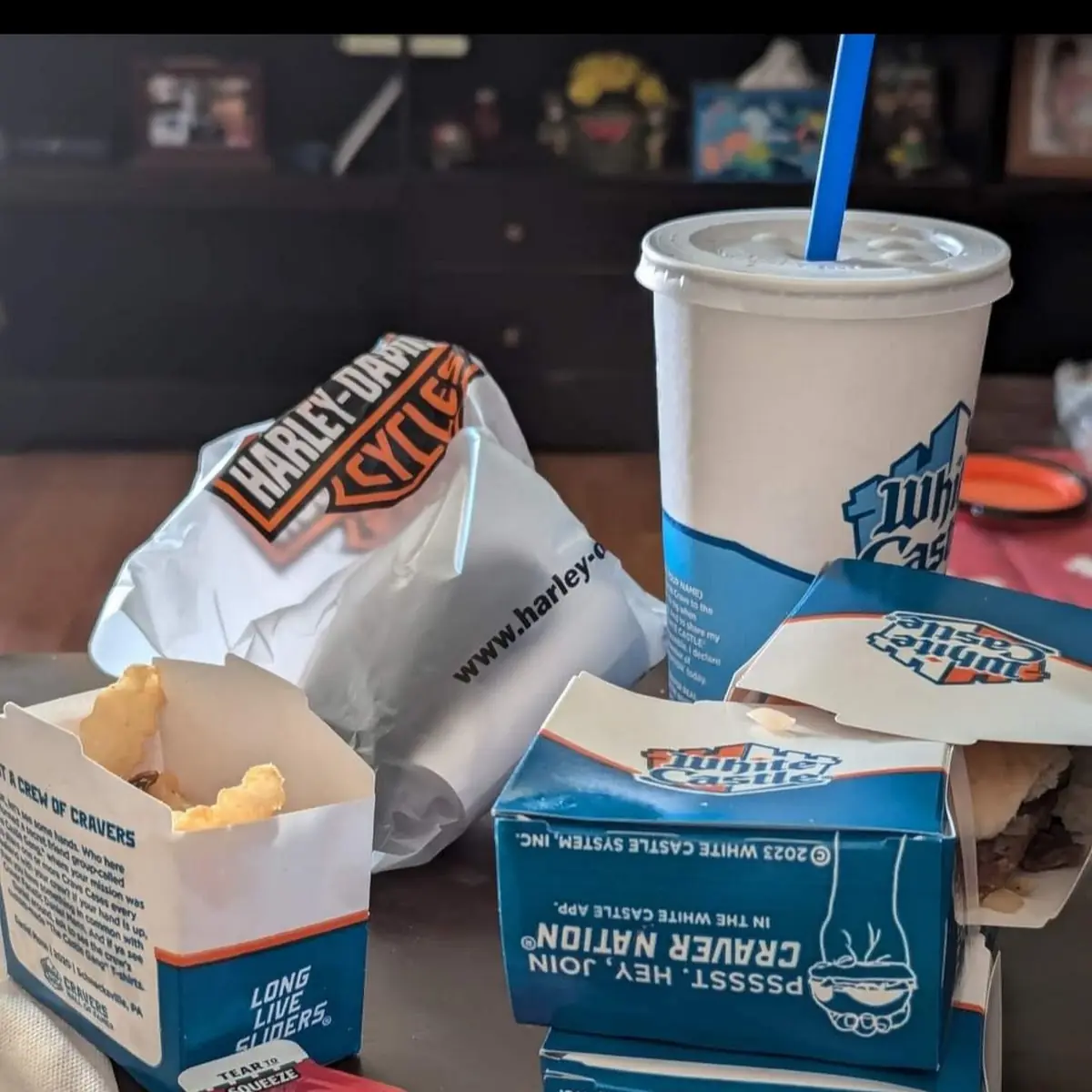 Cheese Burger and Fries