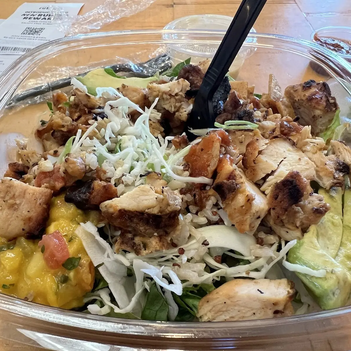 Mango Avocado Chicken Salad