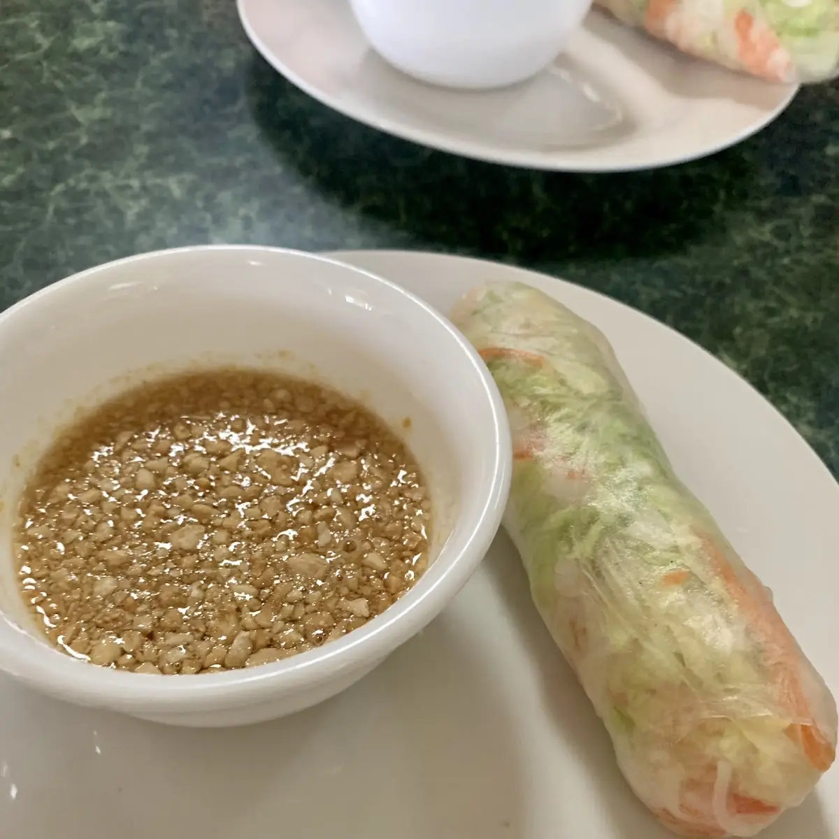 Egg Roll on Vermicelli