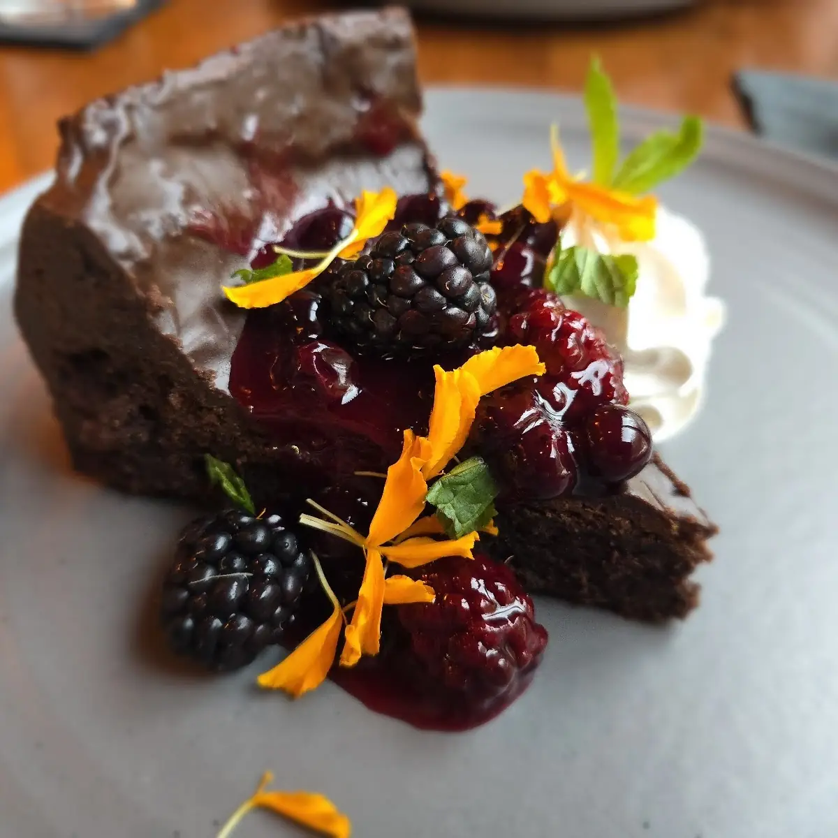 Flourless Blanton’S Bourbon Dark Chocolate Torte