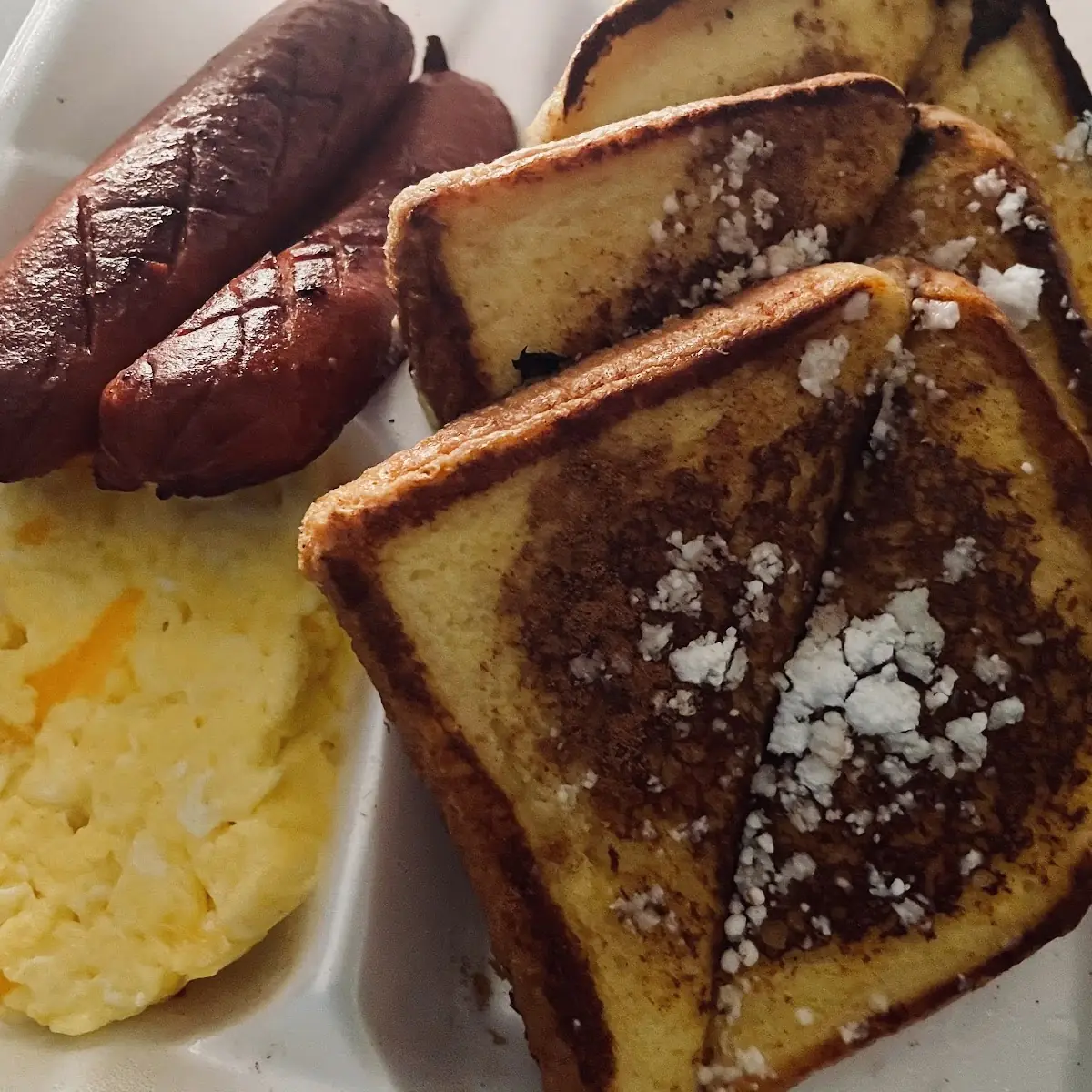 Beef Sausage and Scrambled Eggs