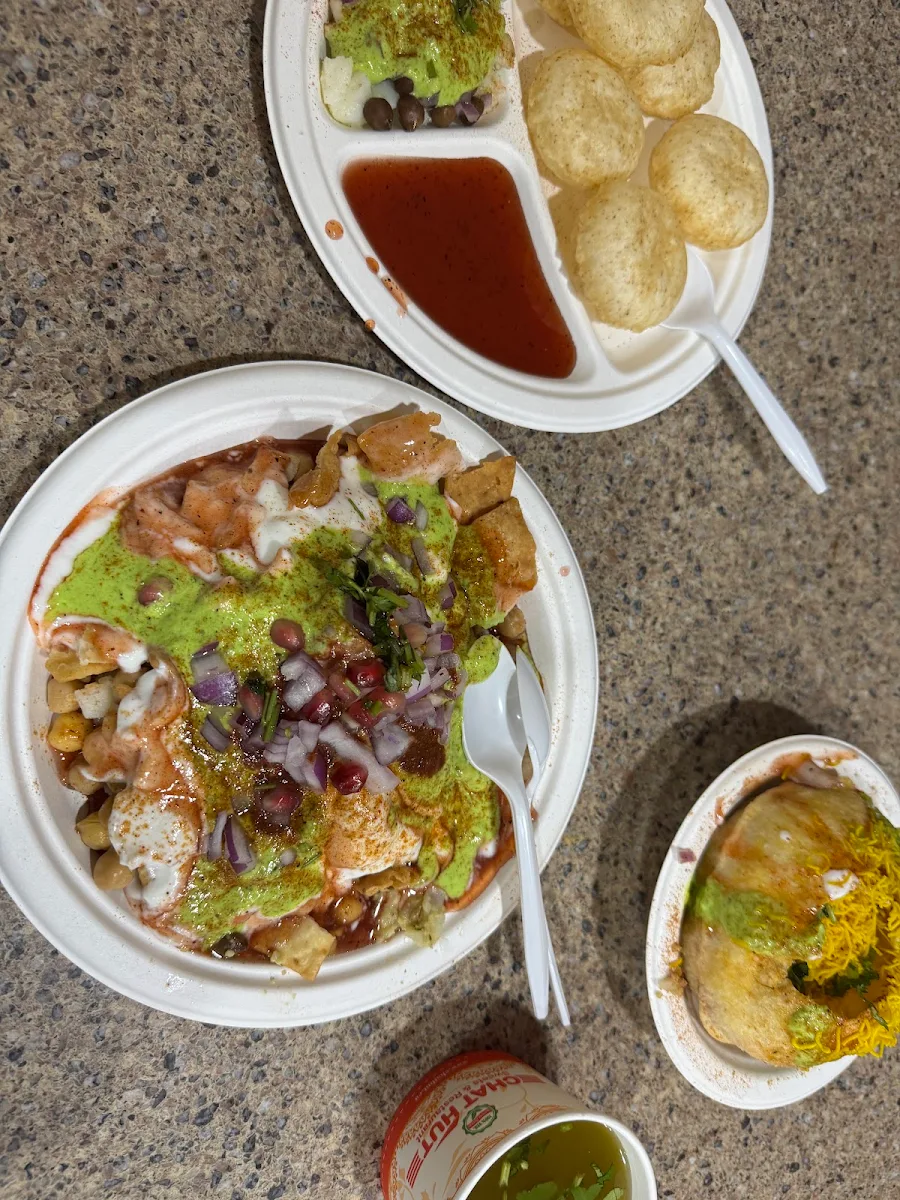 Pani Puri, Chat Hut Sweets & Restaurant