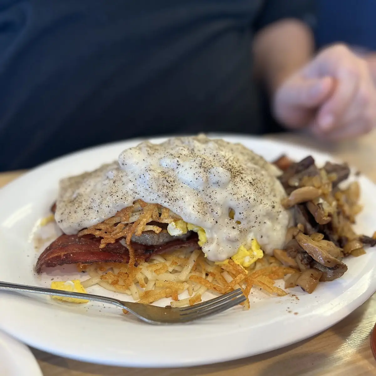Hashbrowns All the Way with Two Eggs Combo