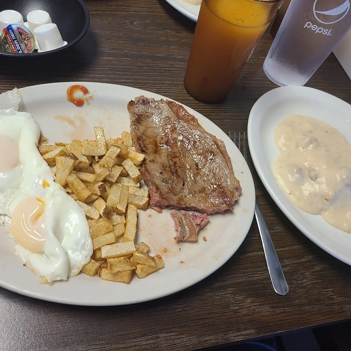 8oz Ribeye Steak and Eggs