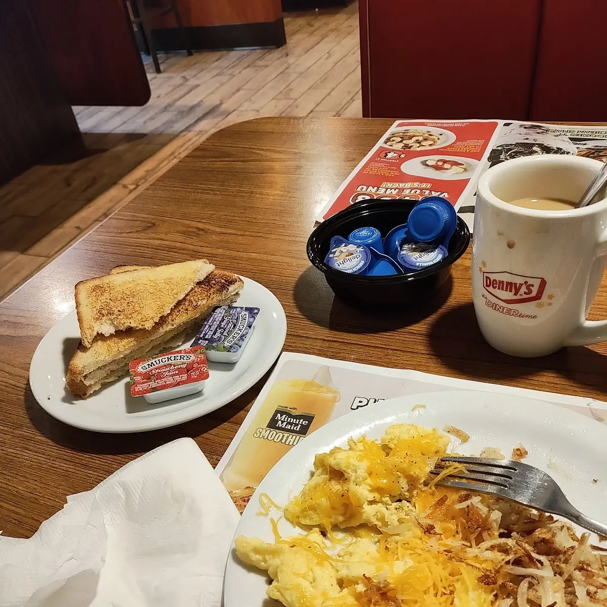 55 Egg & Cheddar Cheese Breakfast Plate