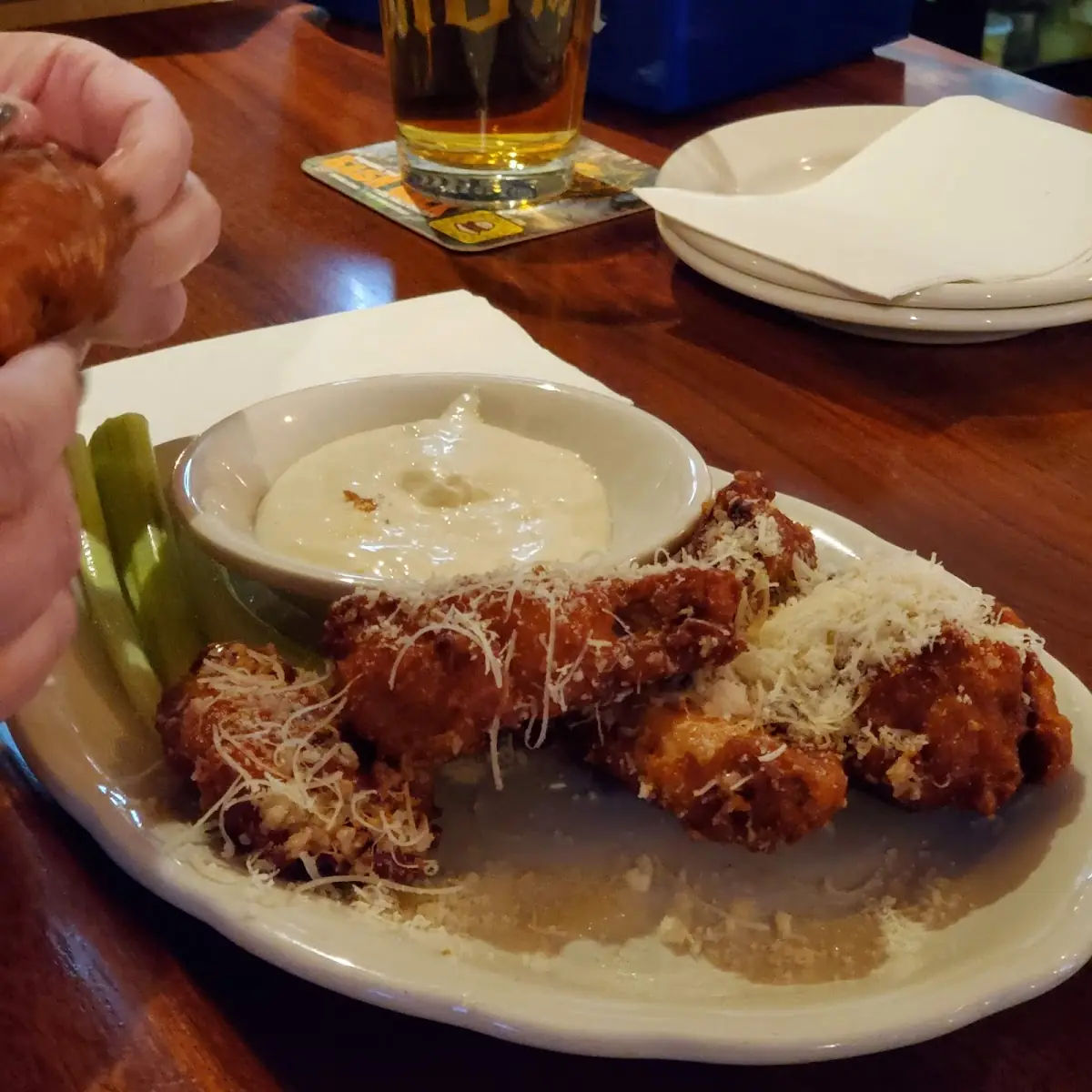 Garlic Parm Wings