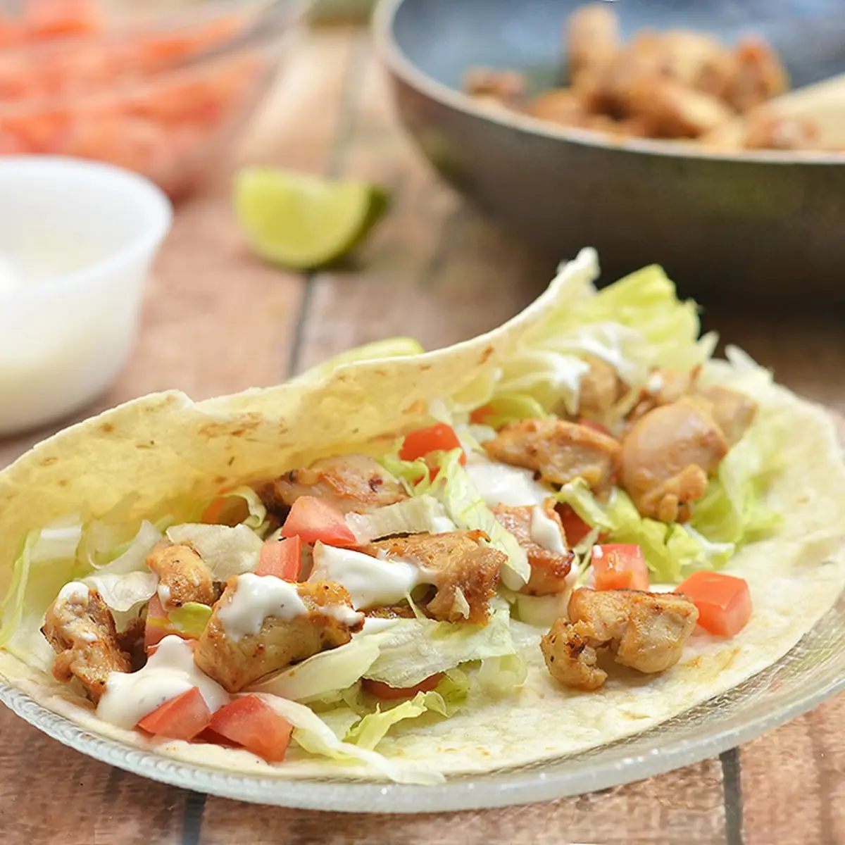 Chicken Soft Taco