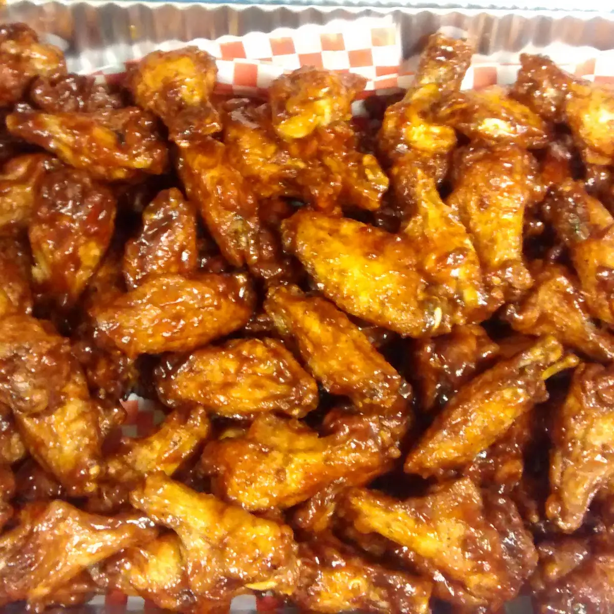 Wet BBQ Naked Wings