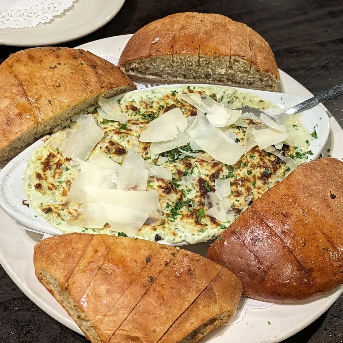 Spinach Artichoke Happy Hour Appetizer from Thriftyhipster