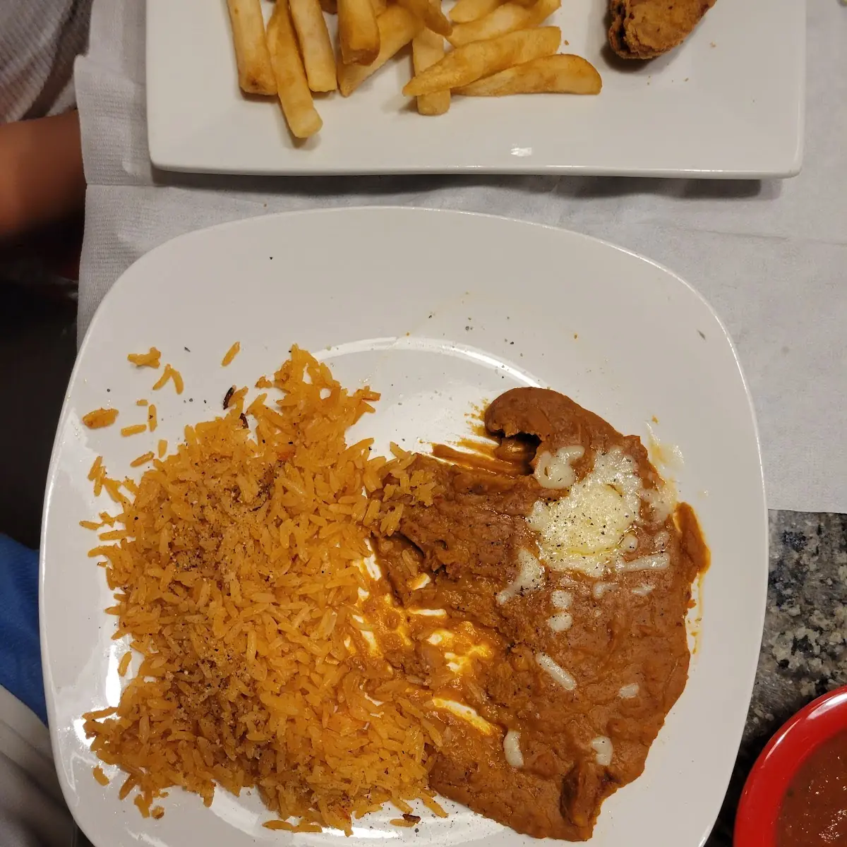 Refried Beans and Rice