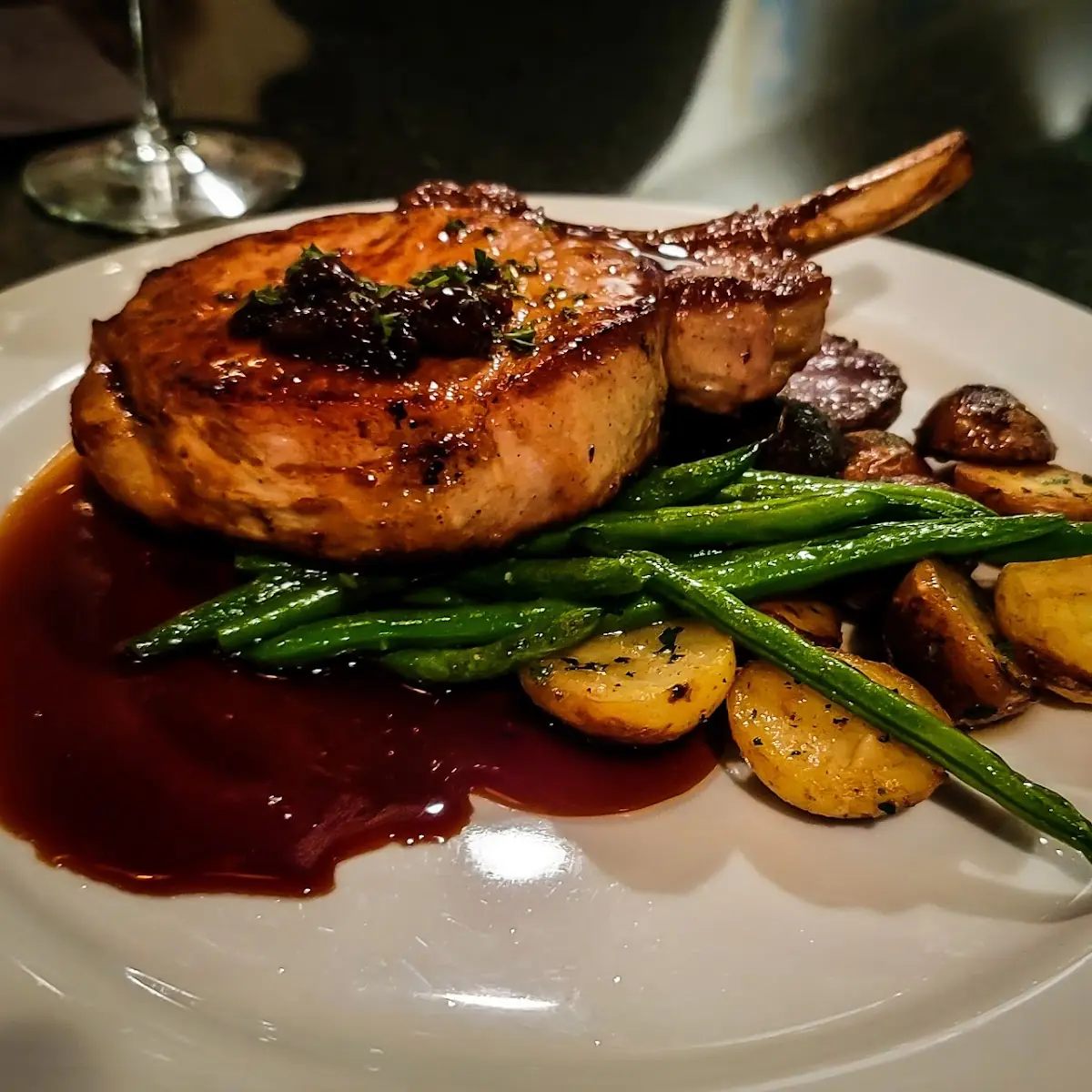 Brined Steakhouse Pork Chop