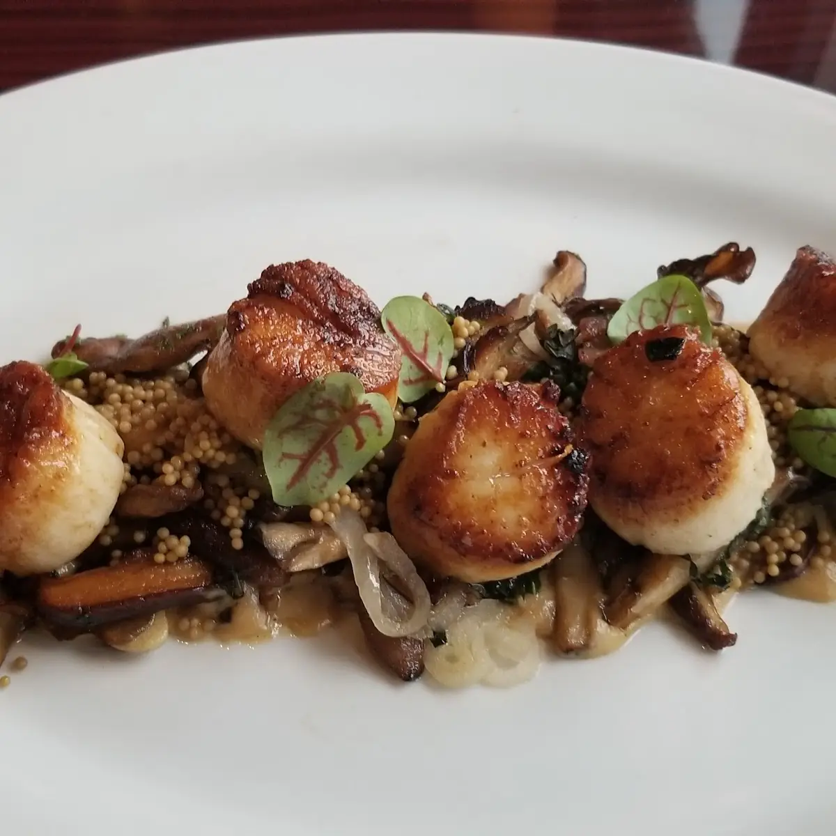 Pan Seared Scallops