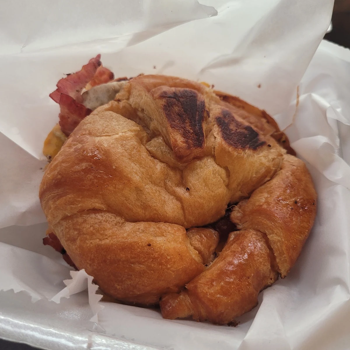Bacon Egg Cheese Croissant
