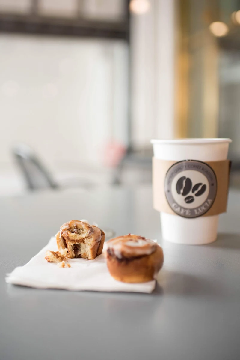 Coffee and Cinnamon Rolls