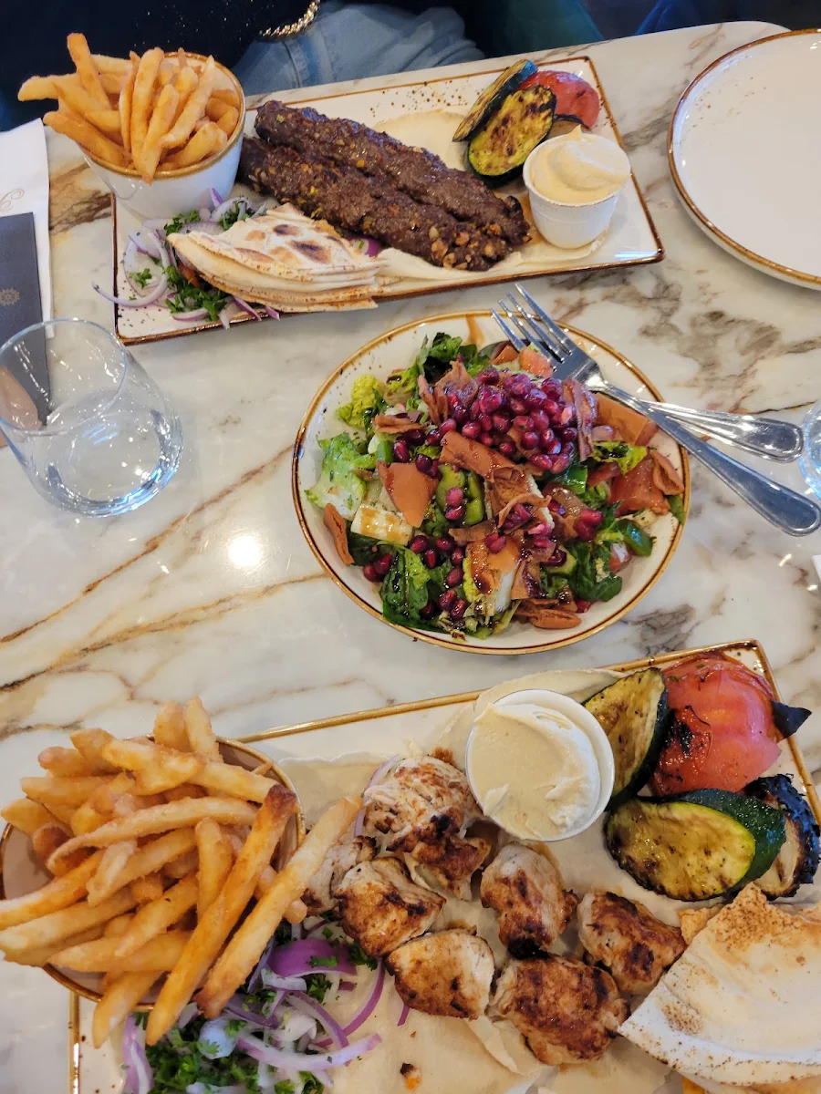 Shish Taouk and Kebab Helabi