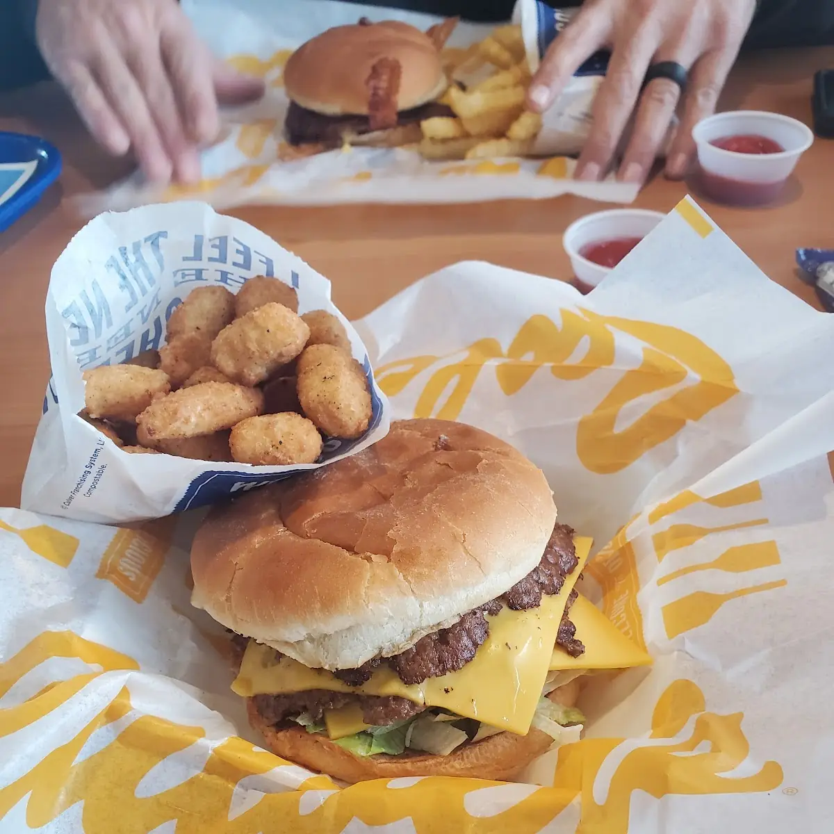 Deluxe Culver Burger Double Cheeseburger