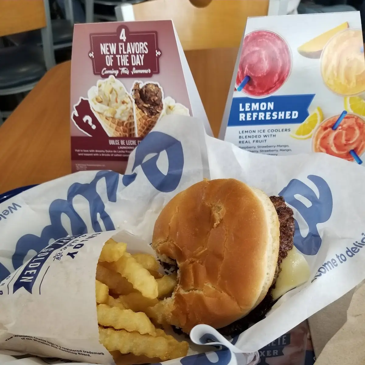 Mushroom Swiss Burger