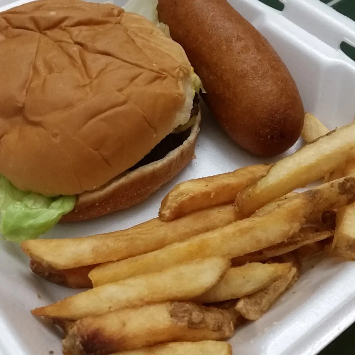 Double Burger Tray