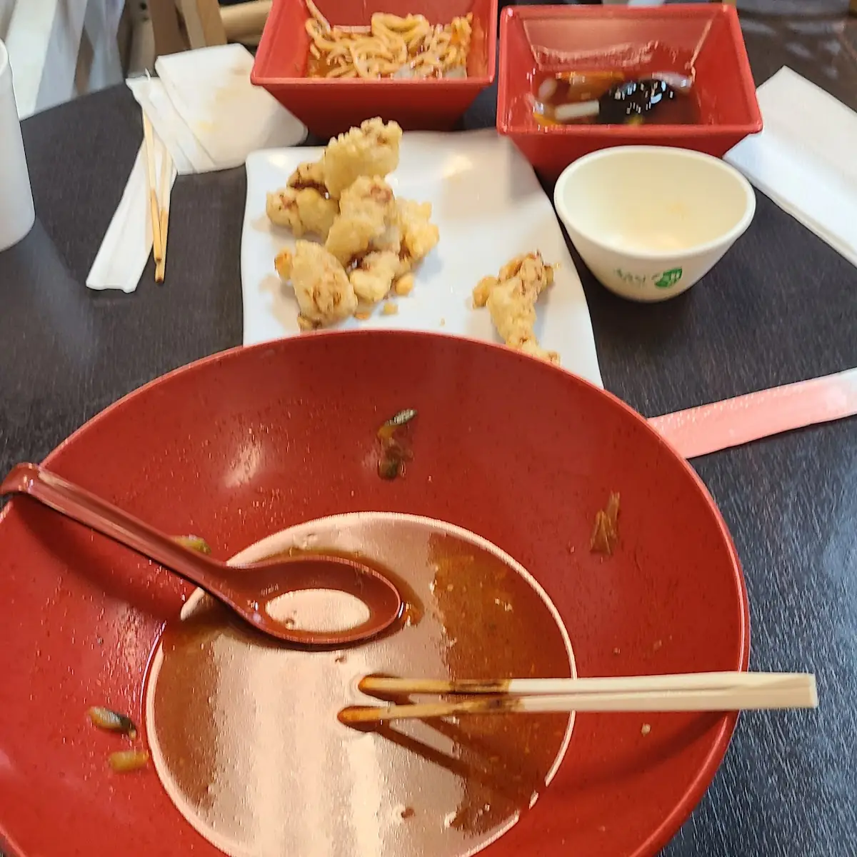 Burning Sea Foods Noodle Soup