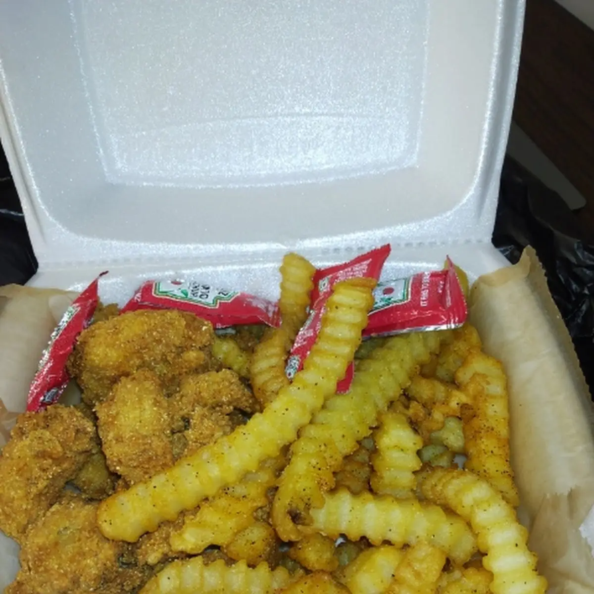 Fried Shrimp and Fries