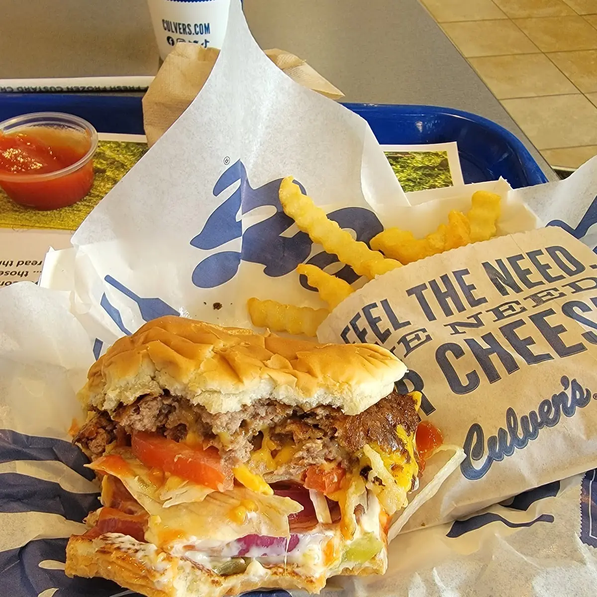 Double Deluxe Burger