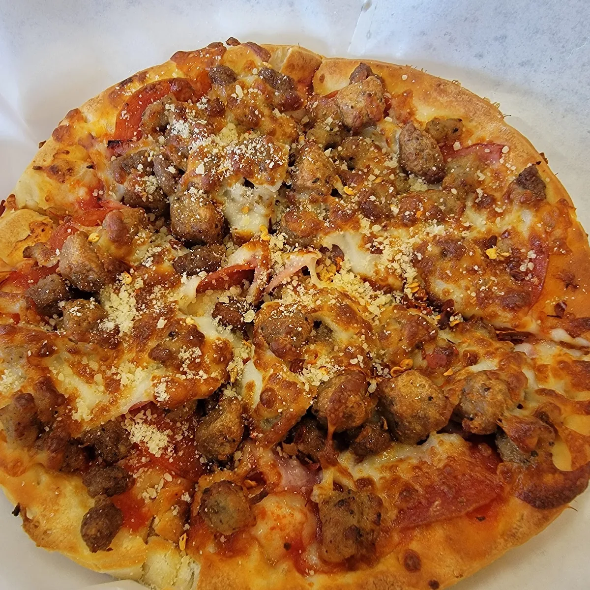 All Meat Pizza
