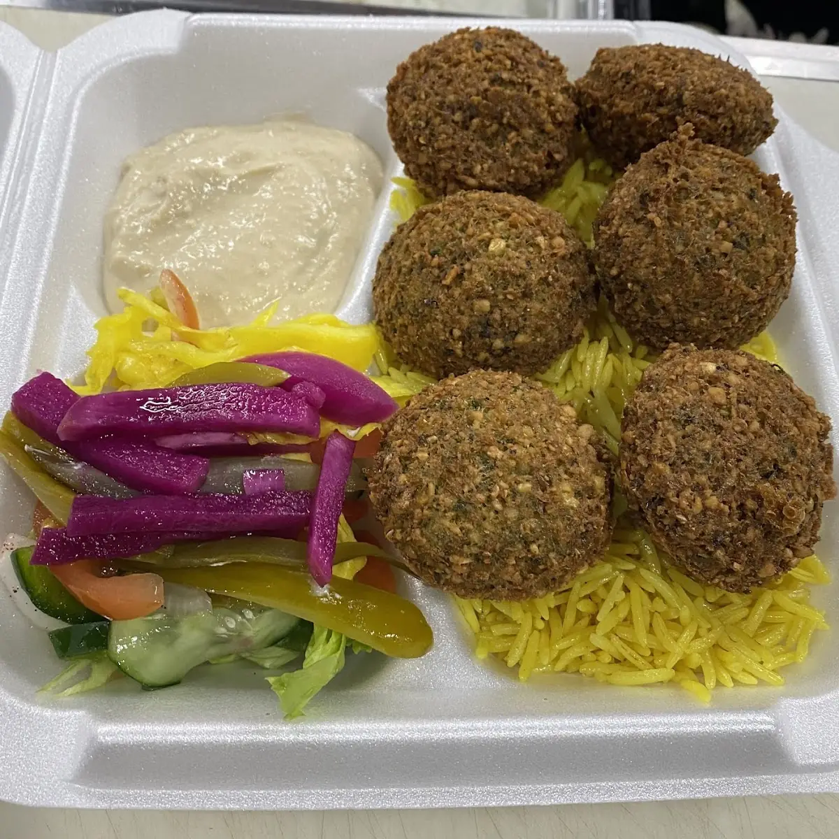 Falafel sandwich