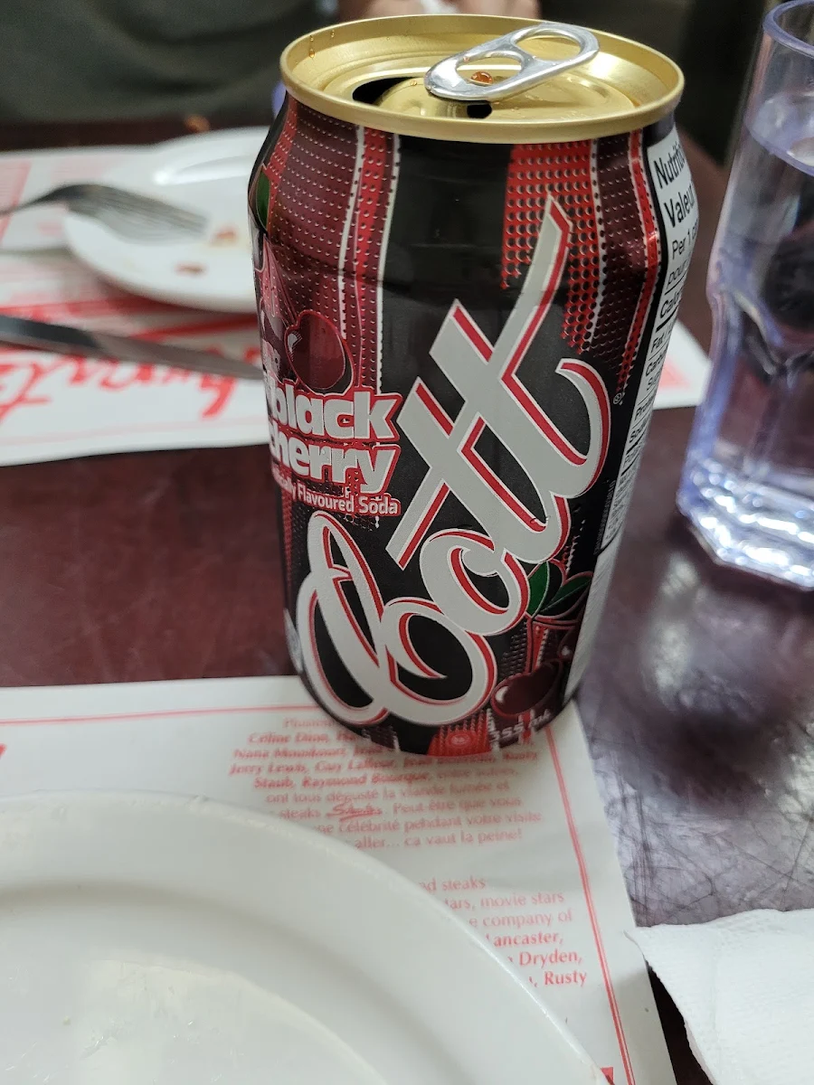 Cott's Black Cherry Soda Can