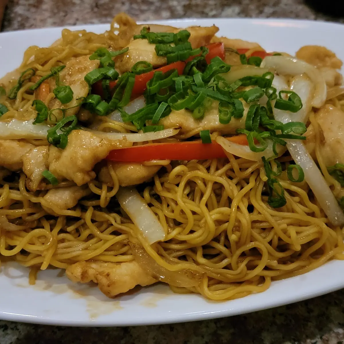 Ramen Stir Fried De Pollo
