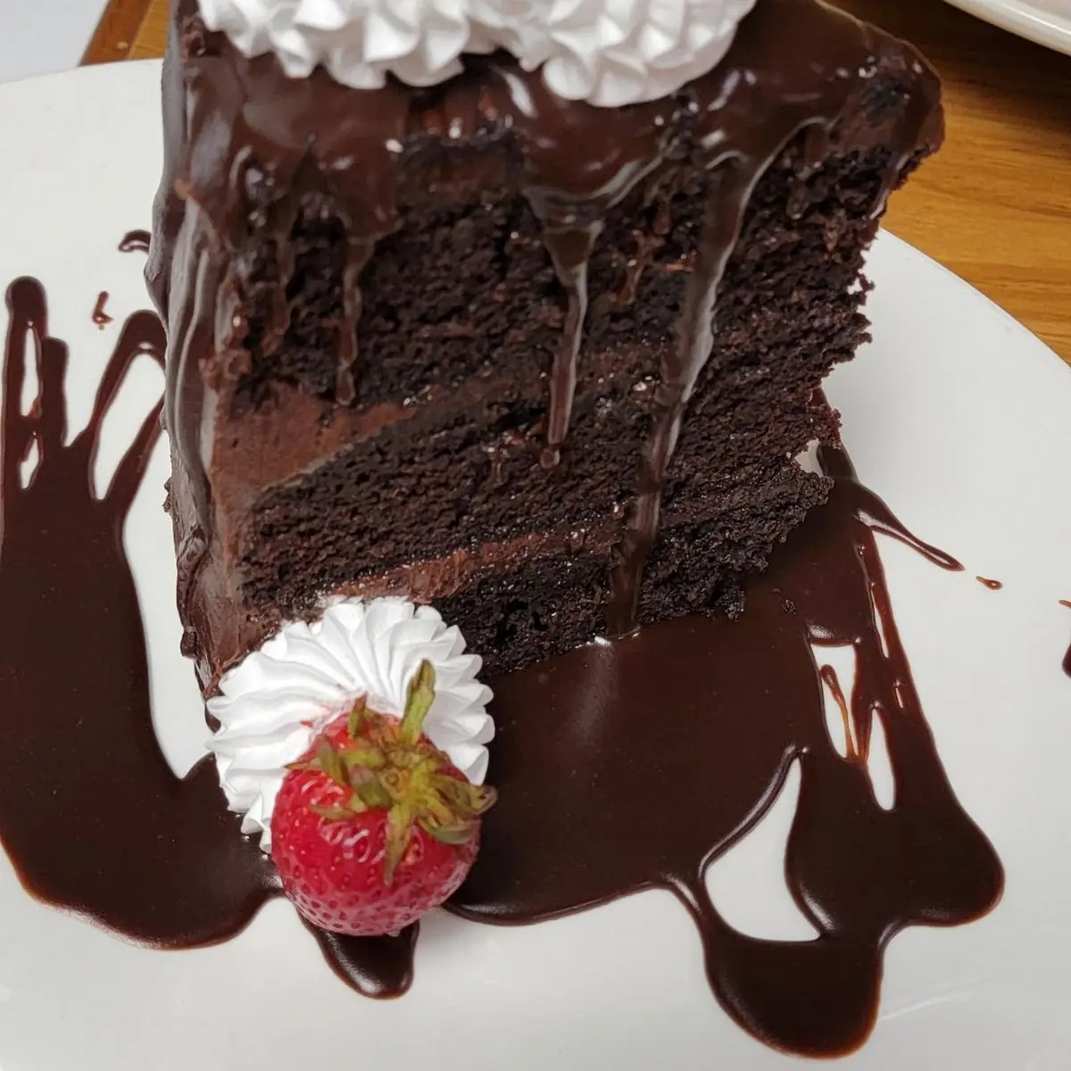 Slice of Chocolate Cake