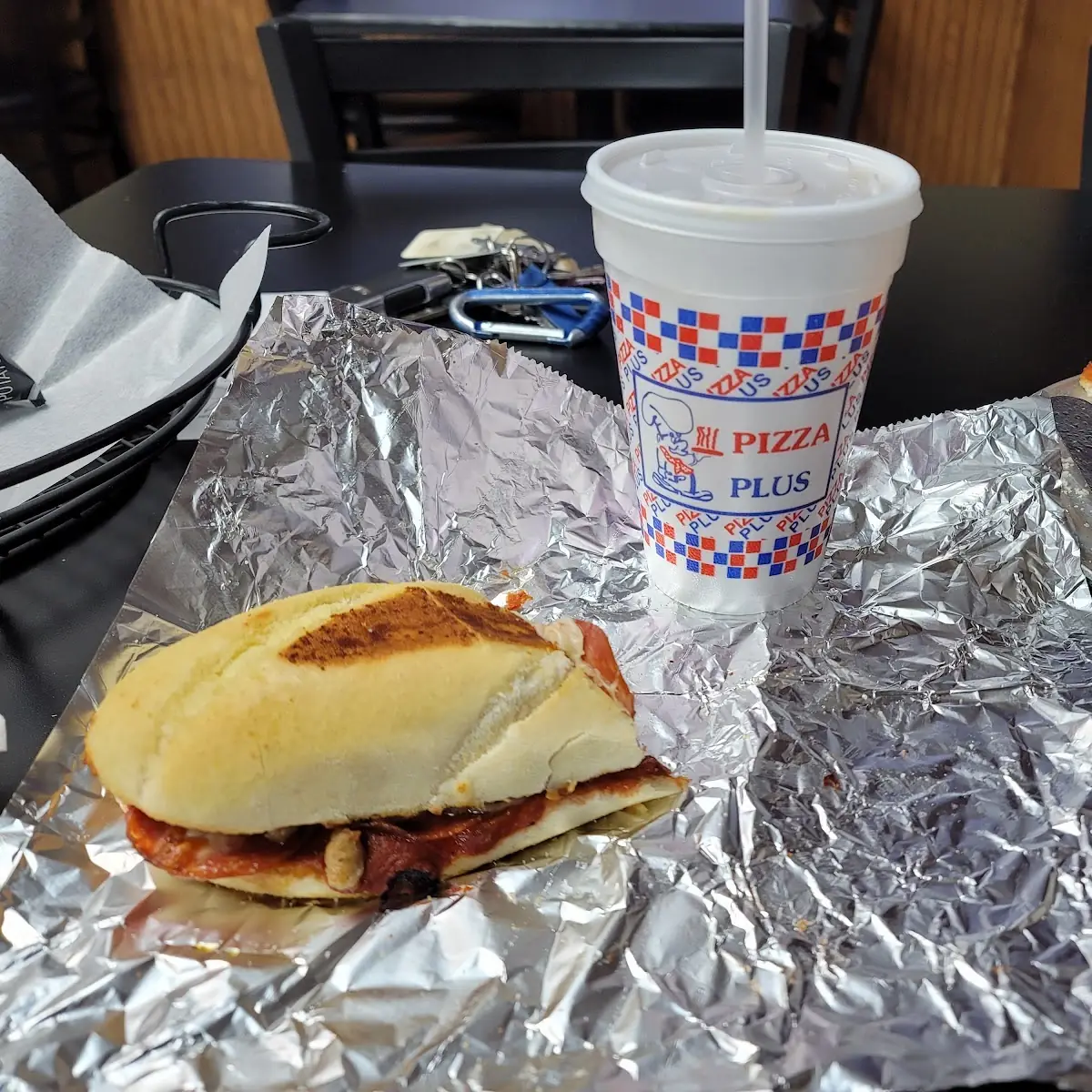 Pizza Sub with Pepperoni and Sausage