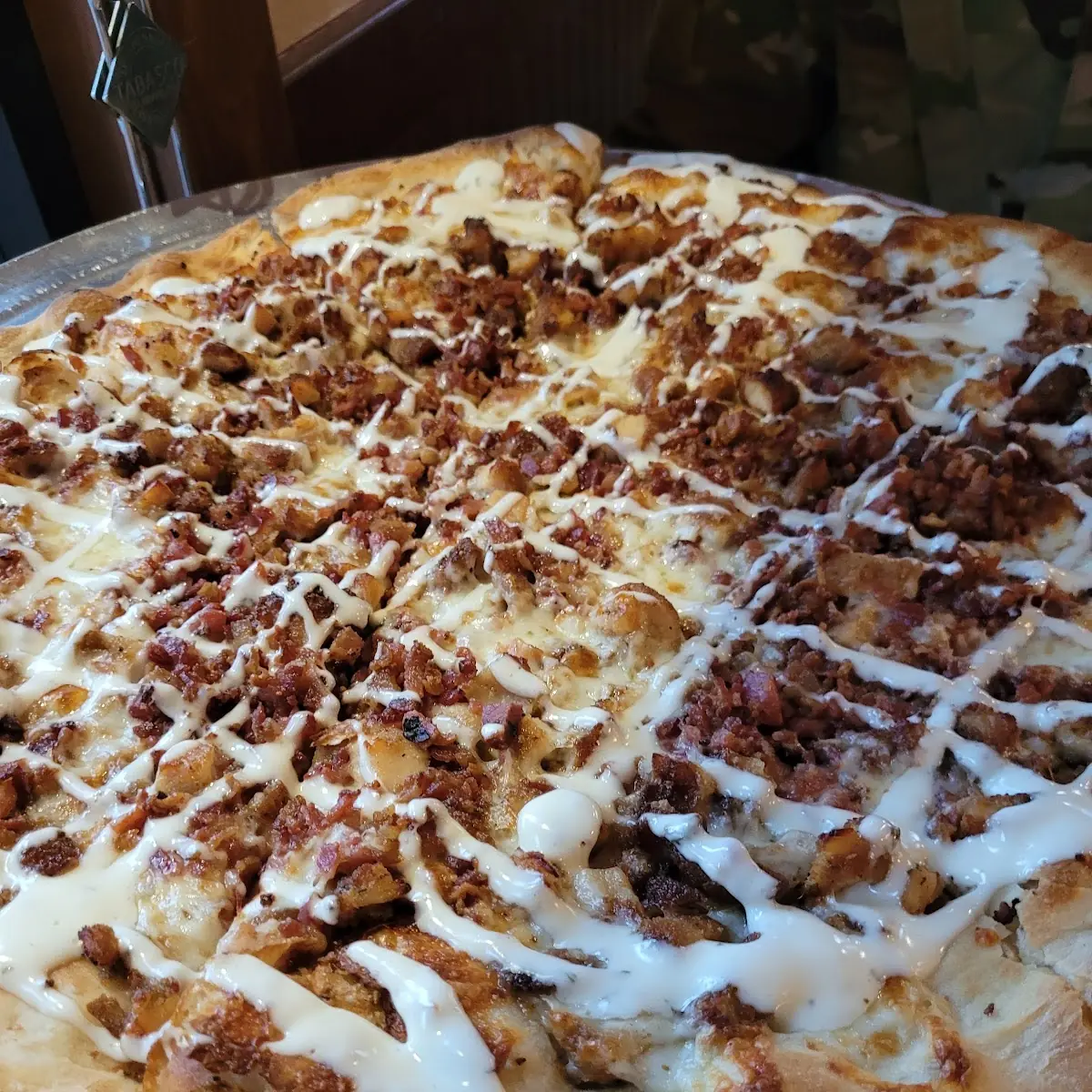 Chicken Bacon Ranch Pizza