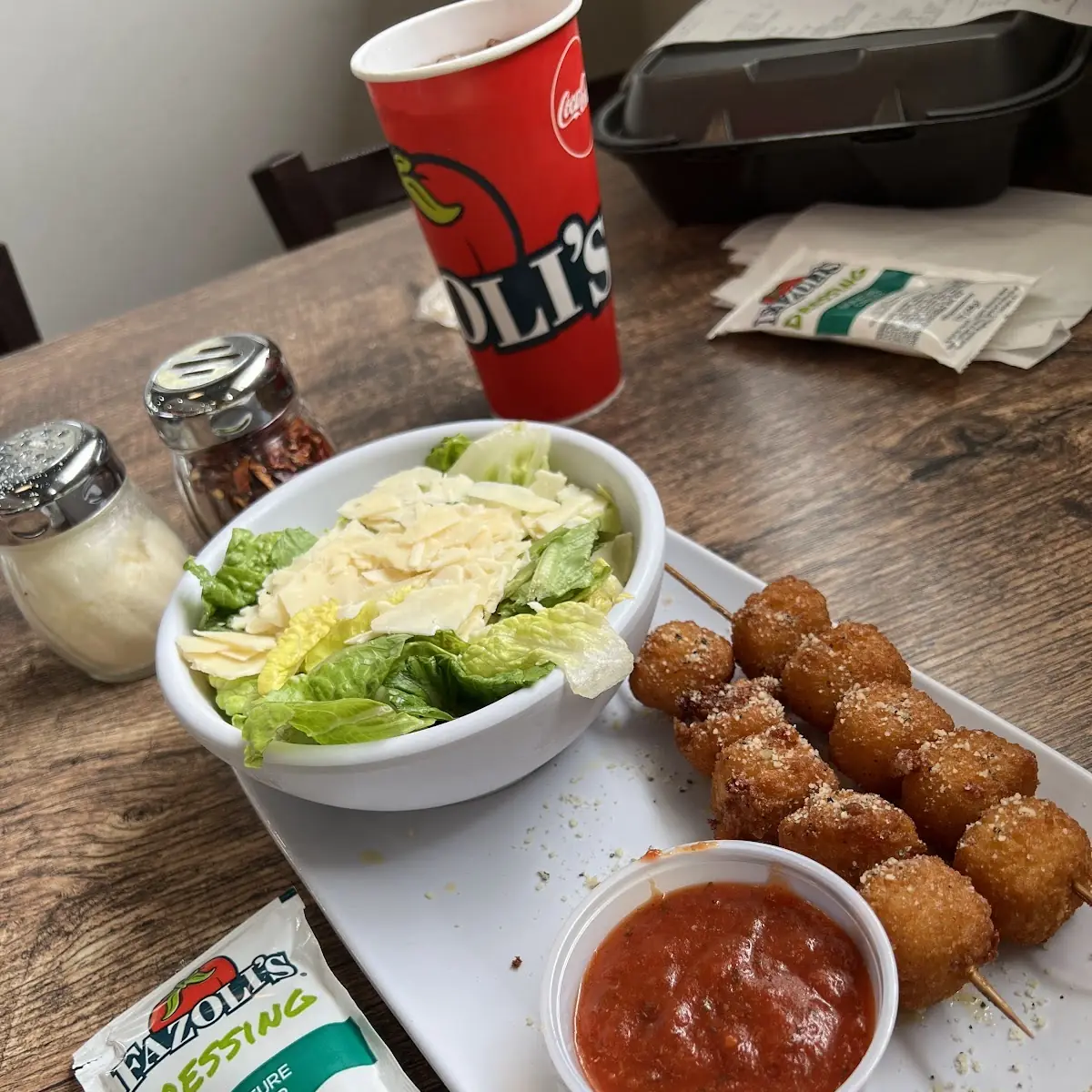 Ceasar Salad Mozzarella Sticks