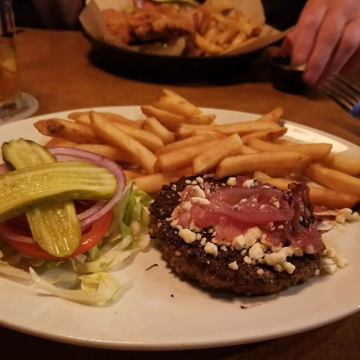 Burger and Fries