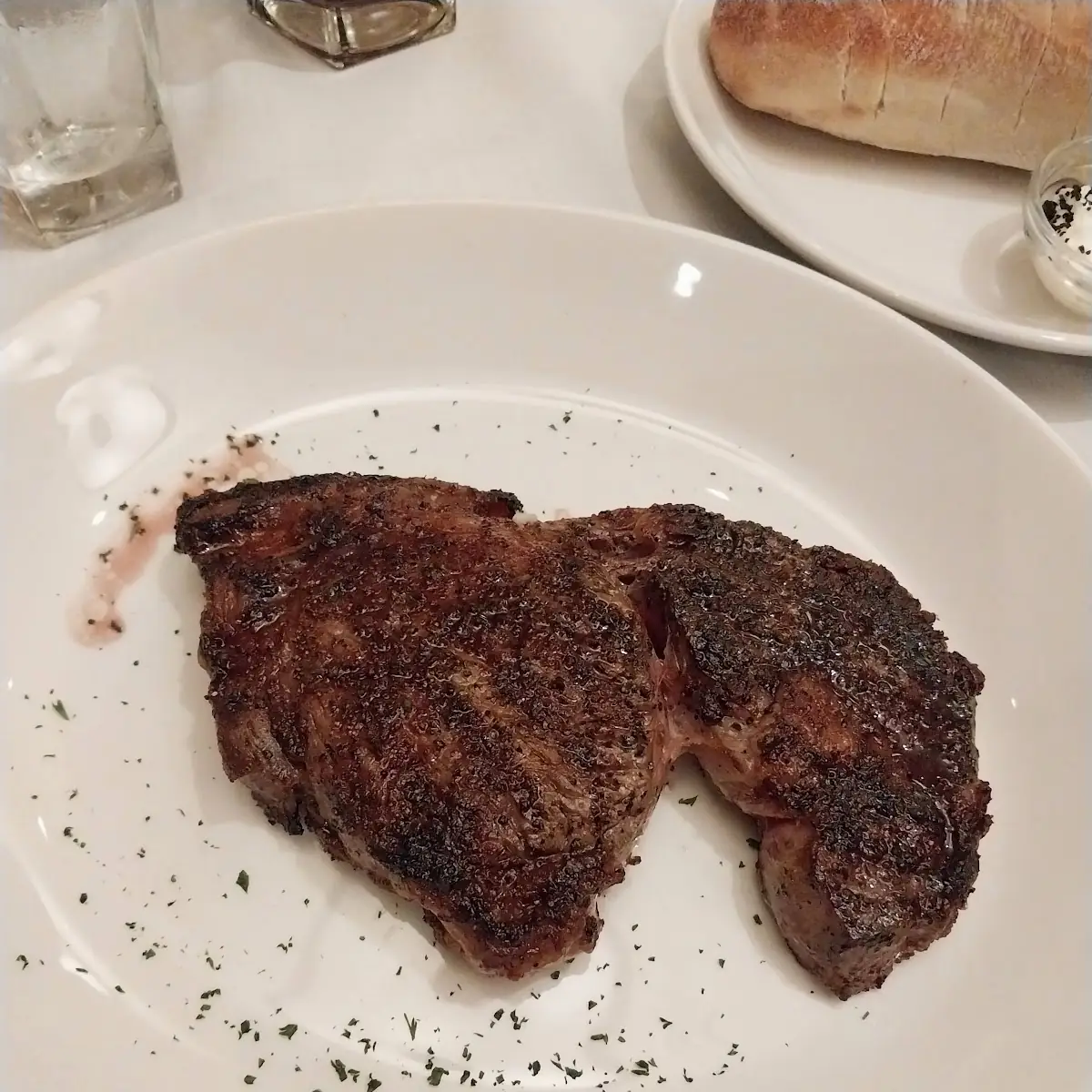 Ribeye Steak with Mashed Potatoes