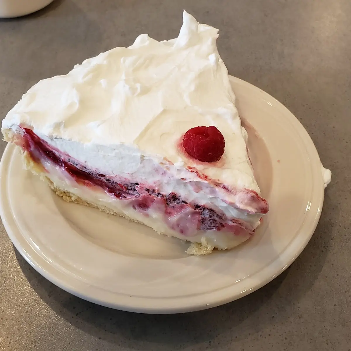 Raspberry Cream Pie