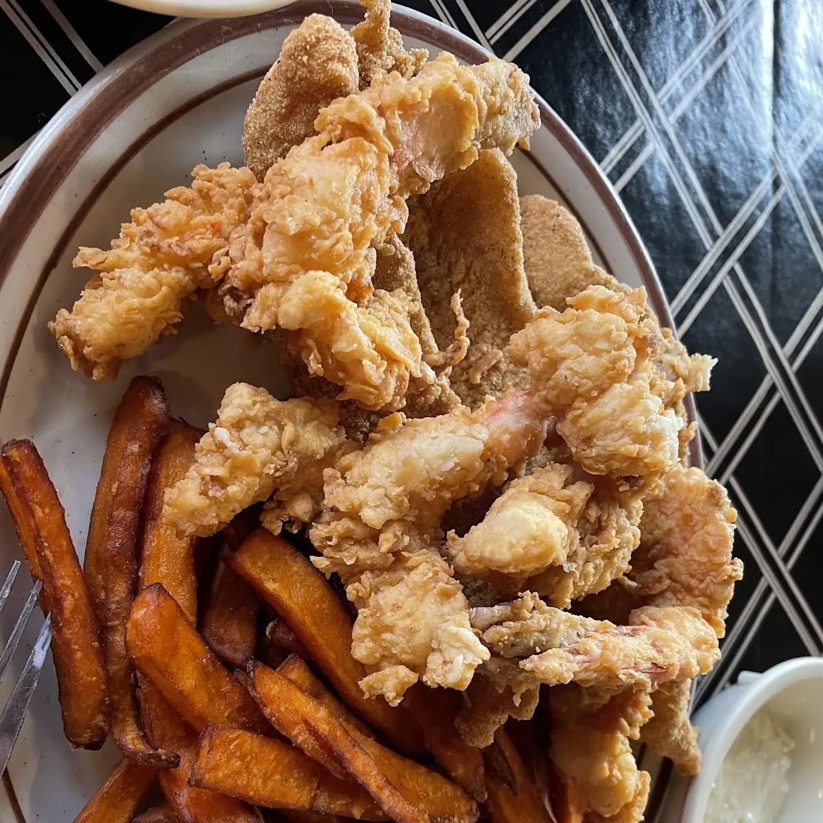 Fried Shrimp and the Fish Combo
