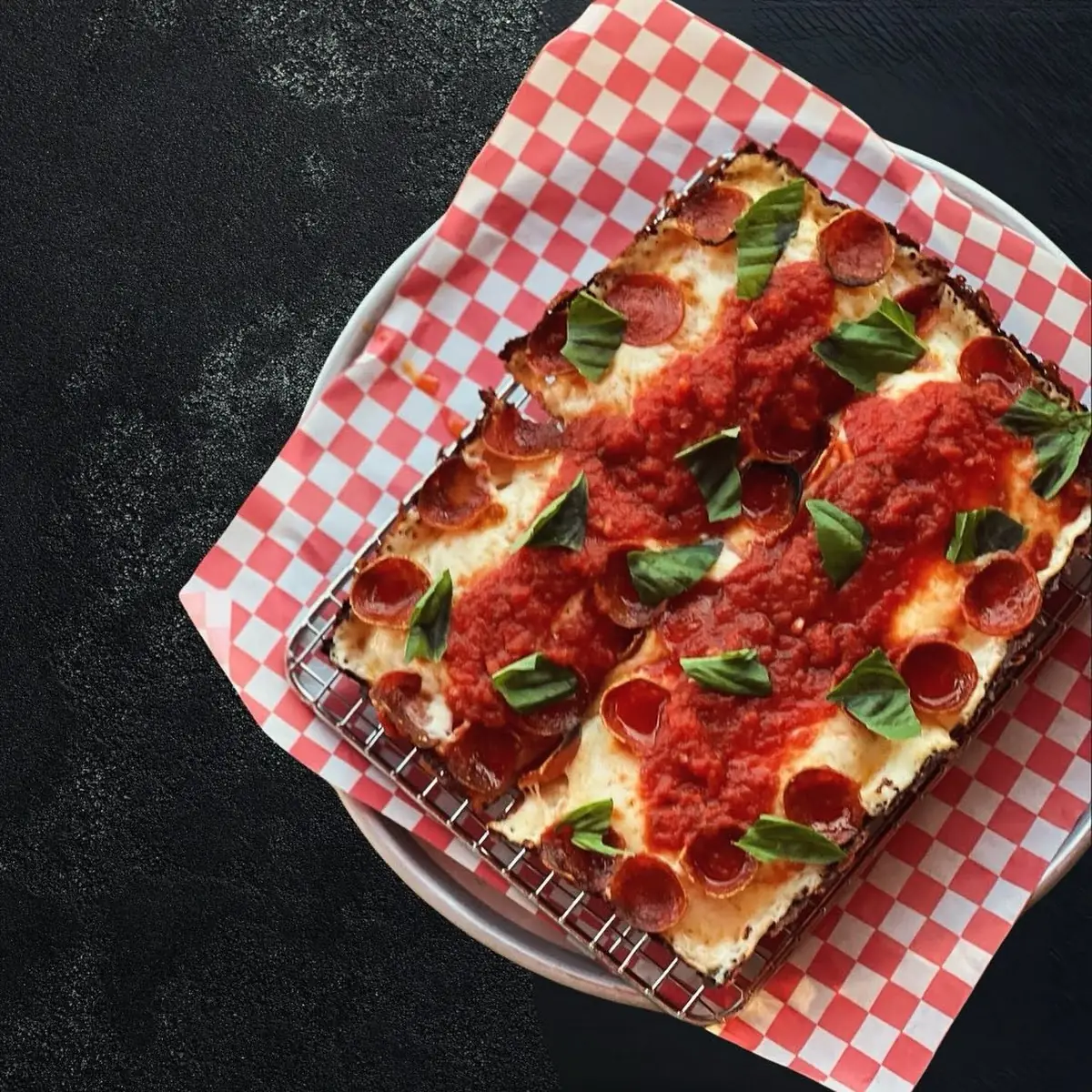 Detroit Cheese Pizza