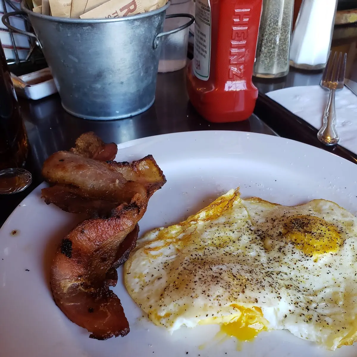 Bacon and Two Eggs